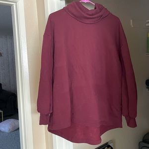 Burgundy sweater Ava and Viv Size X